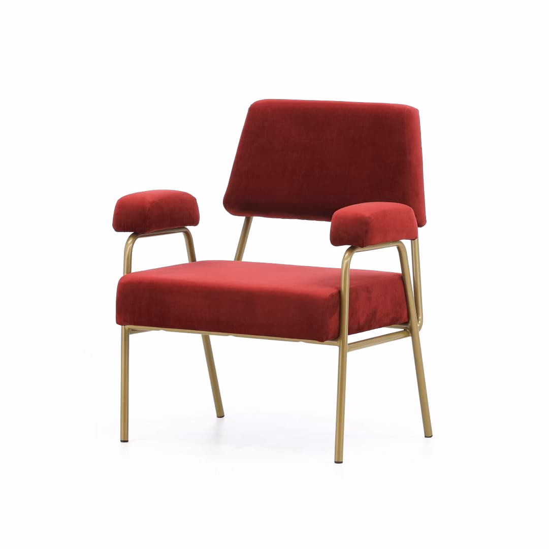 Packshot chaise rouge