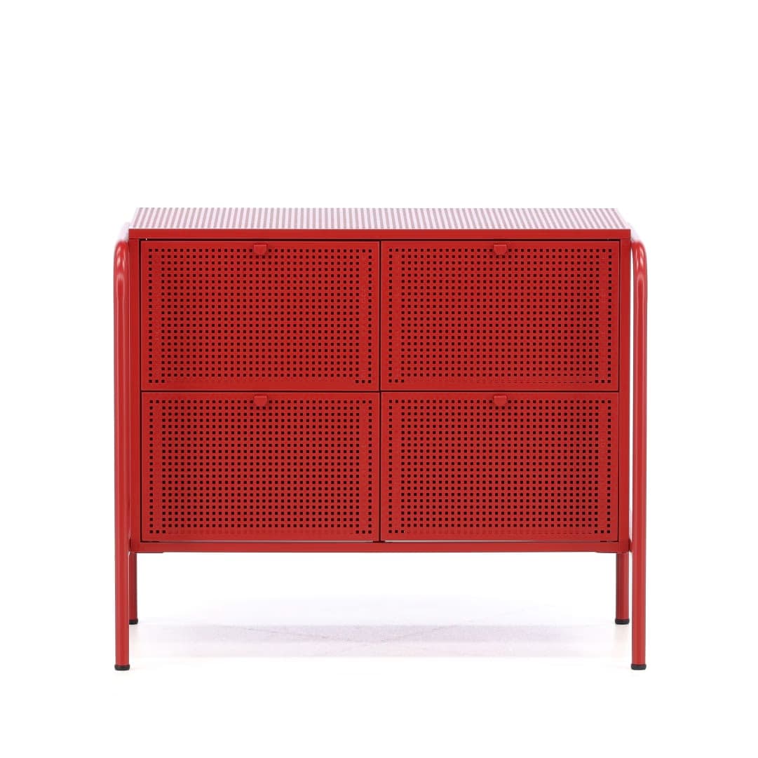 Packshot étagère rouge