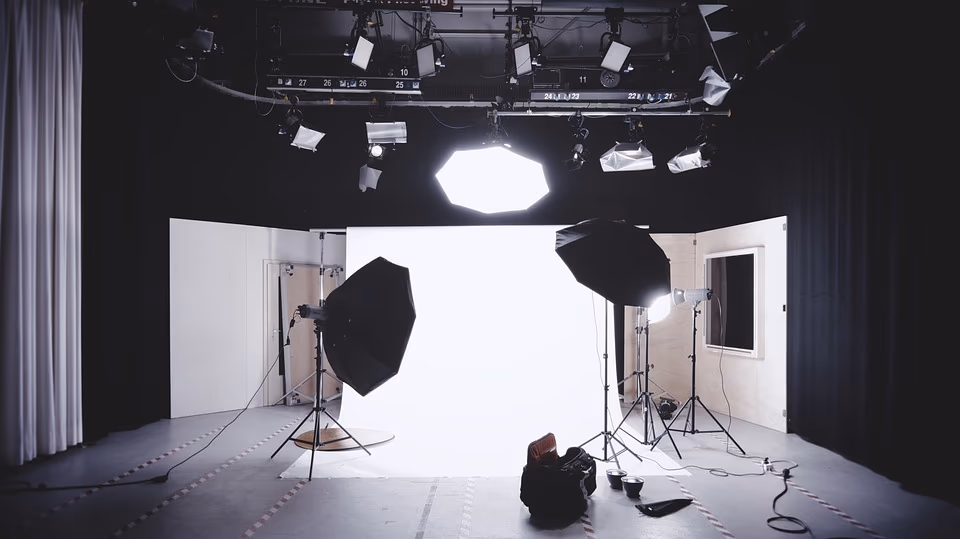 un studio photo traditionnel 