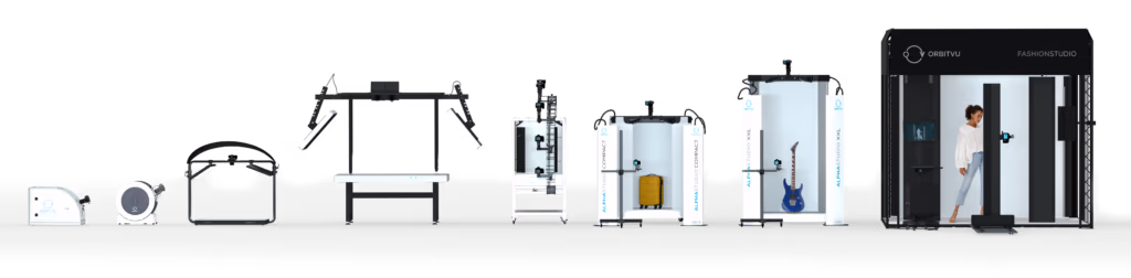 Gamme studios photo automatisés Orbitvu