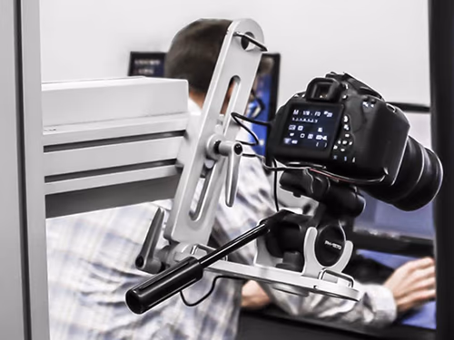 système de prise de vue d'objets en 3D sphérique et hémispérique