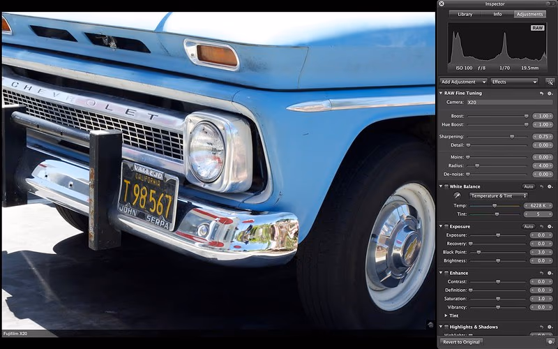 format d'image RAW